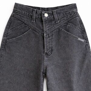 Vintage Rockies Bareback Jeans Black High Rise Western 90’s Mom Denim 23x35”